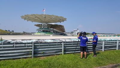 Trackside at Sepang with Bradley Smith