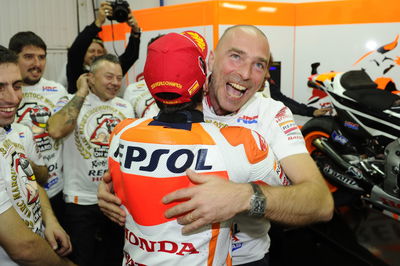 Livio Suppo and Marc Marquez