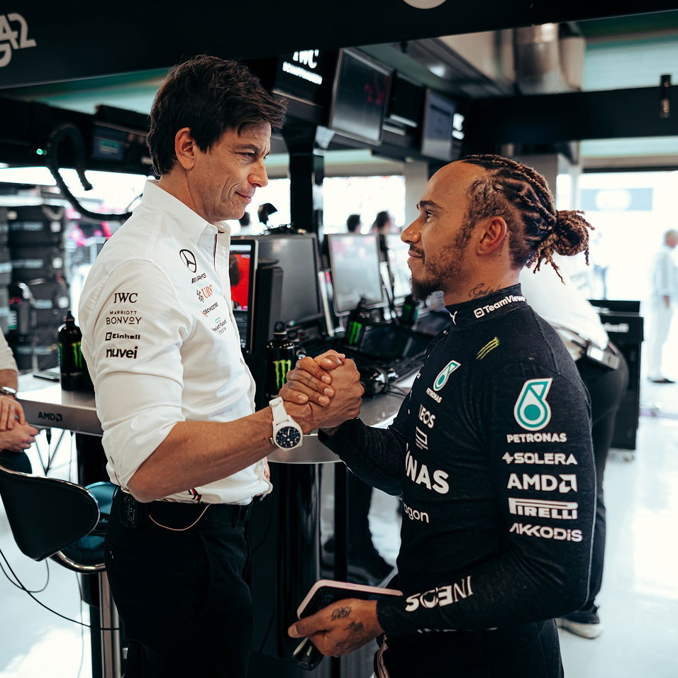 Lewis Hamilton and Toto Wolff have worked together for a decade.
