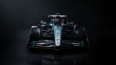 Mercedes' W15 F1 car