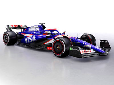 The new Visa Cash App RB F1 car