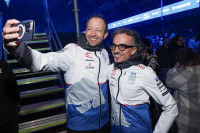 RB CEO Peter Bayer alongside RB team principal Laurent Mekies 