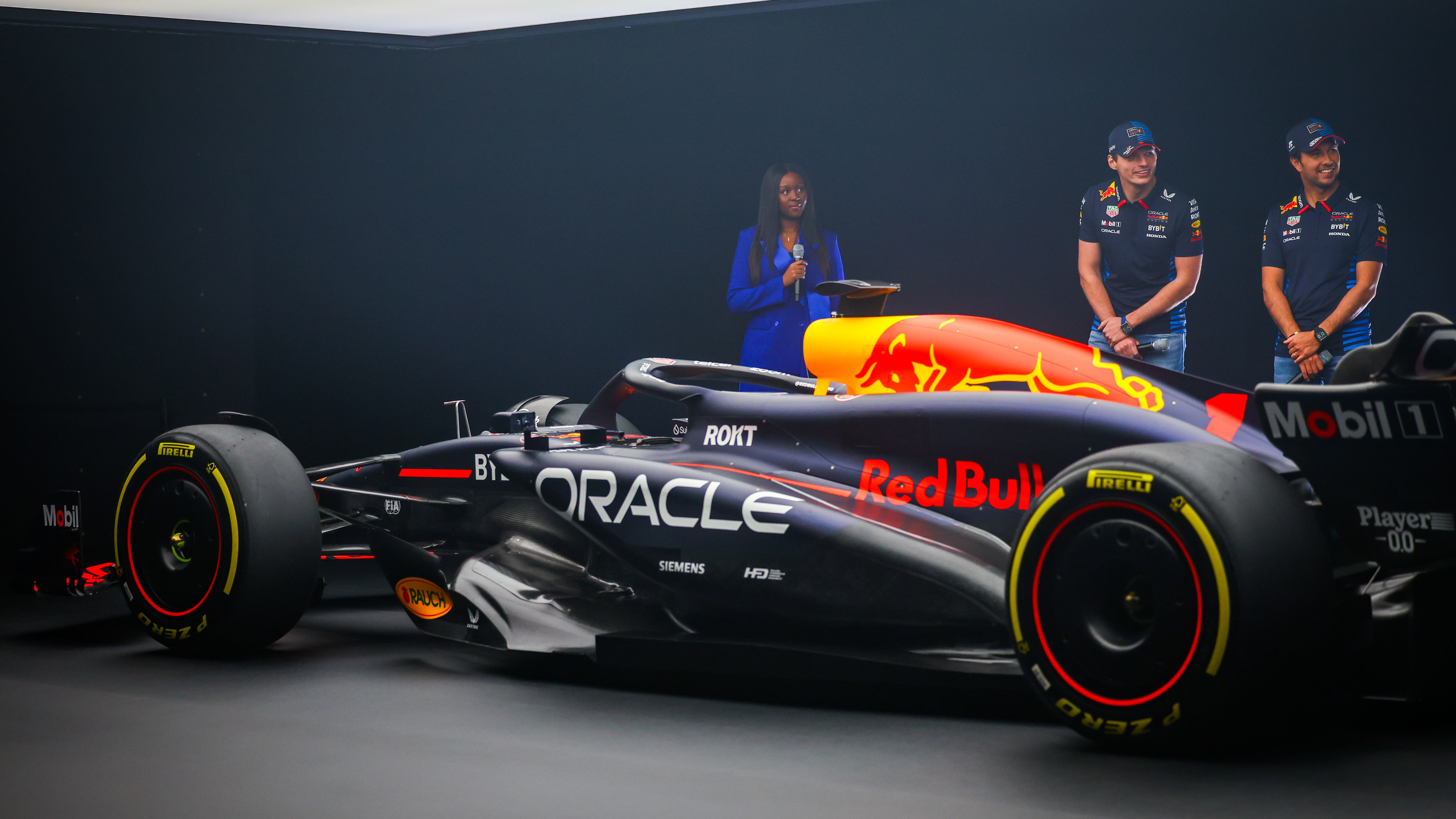 The new RB20 at Red Bull's car launch
