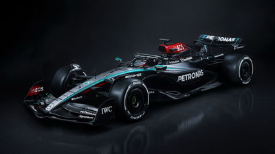 Mercedes' W15 F1 car 