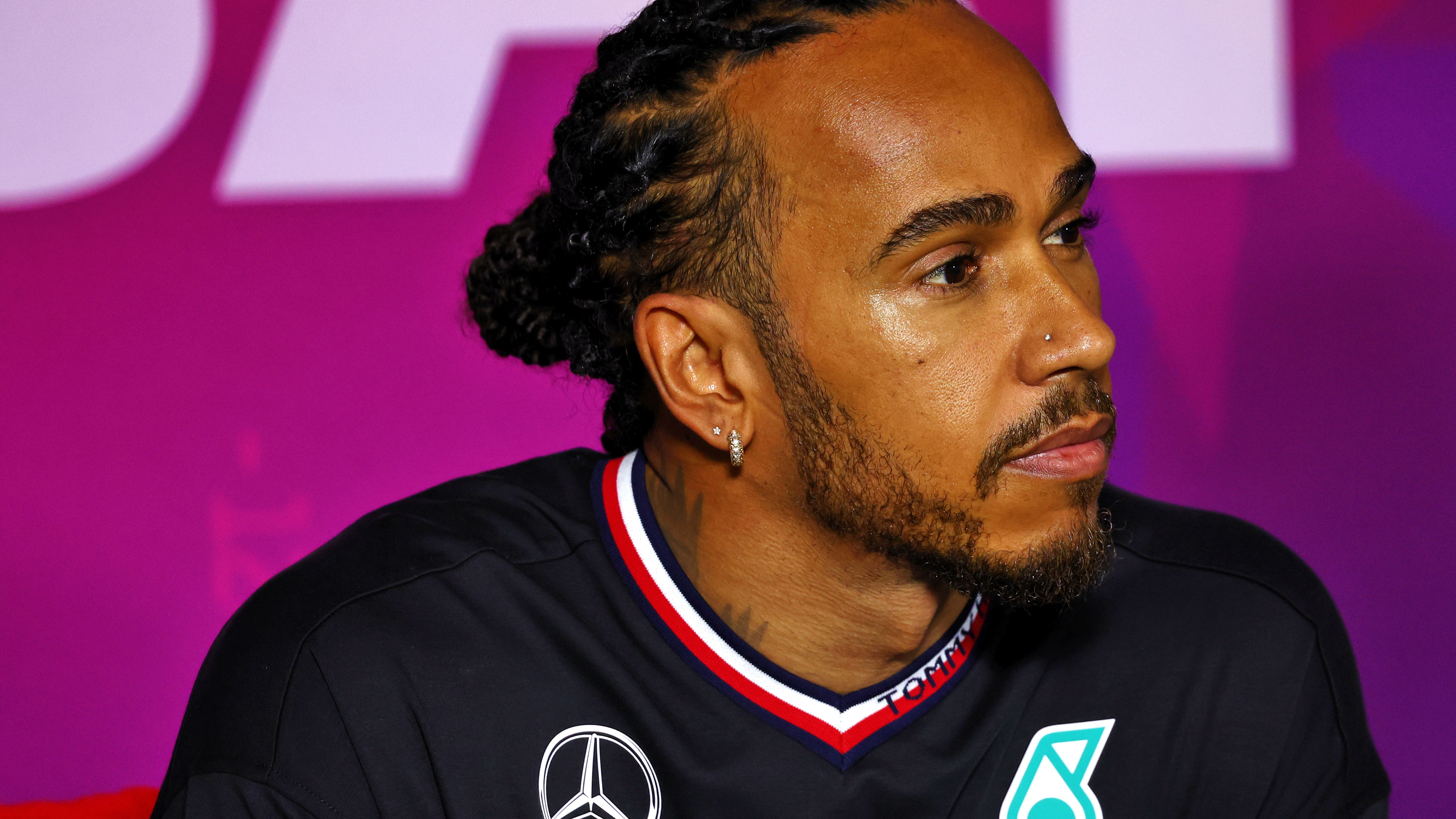 Lewis Hamilton at F1 2024 pre-season testing