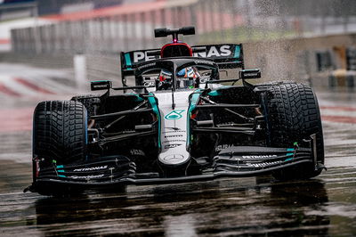 Andrea Kimi Antonelli in action for Mercedes in Austria