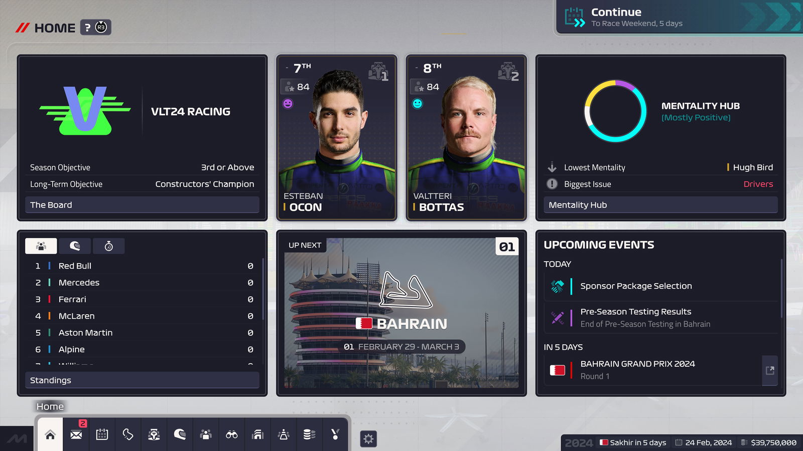 F1 Manager in-game screenshot