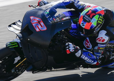 Alex Rins tests new Yamaha aero (Dorna)