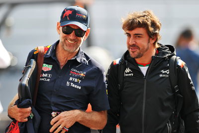 Adrian Newey and Fernando Alonso