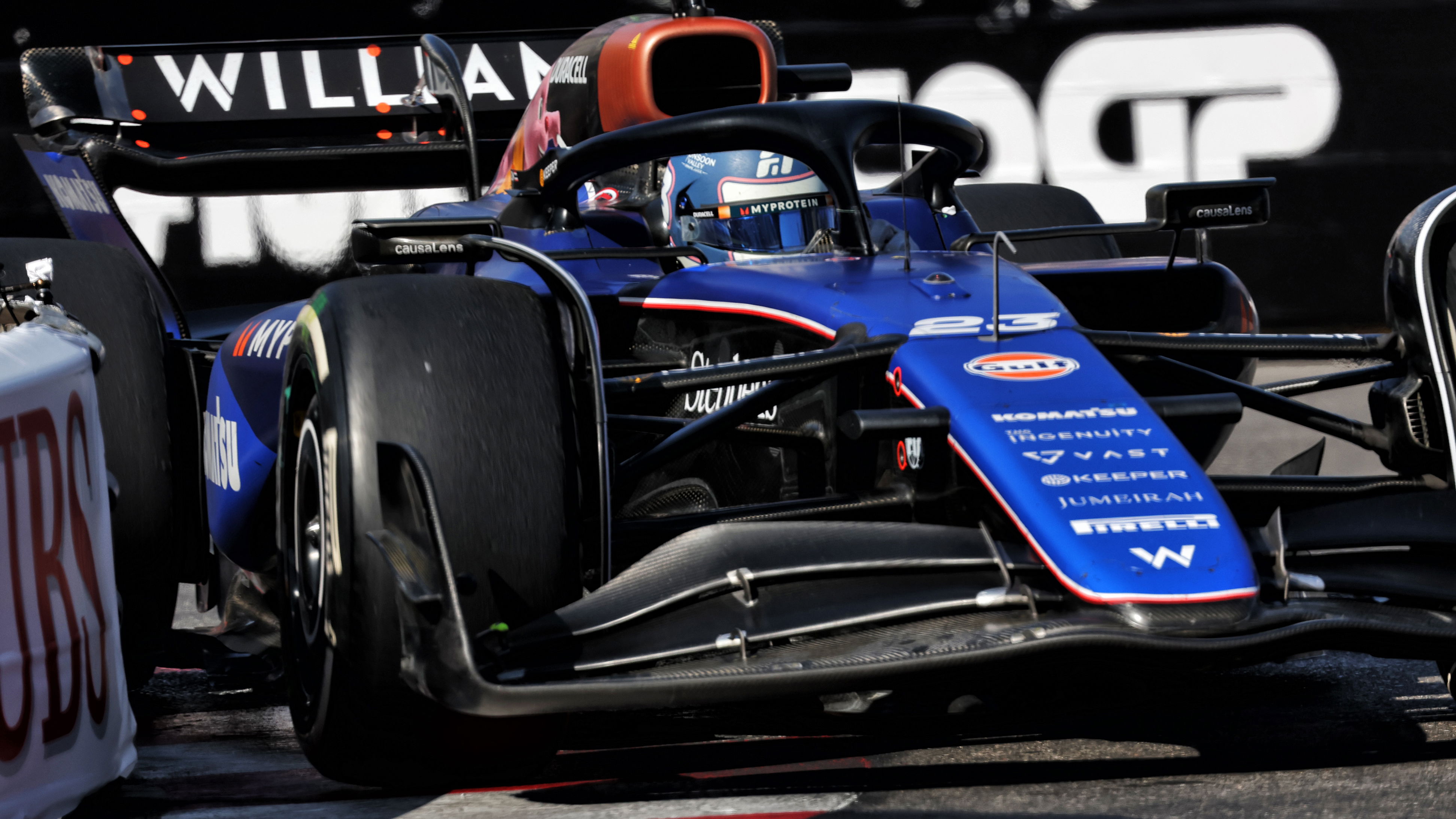 Alex Albon scored his and Williams' first points of 2024 in Monaco 