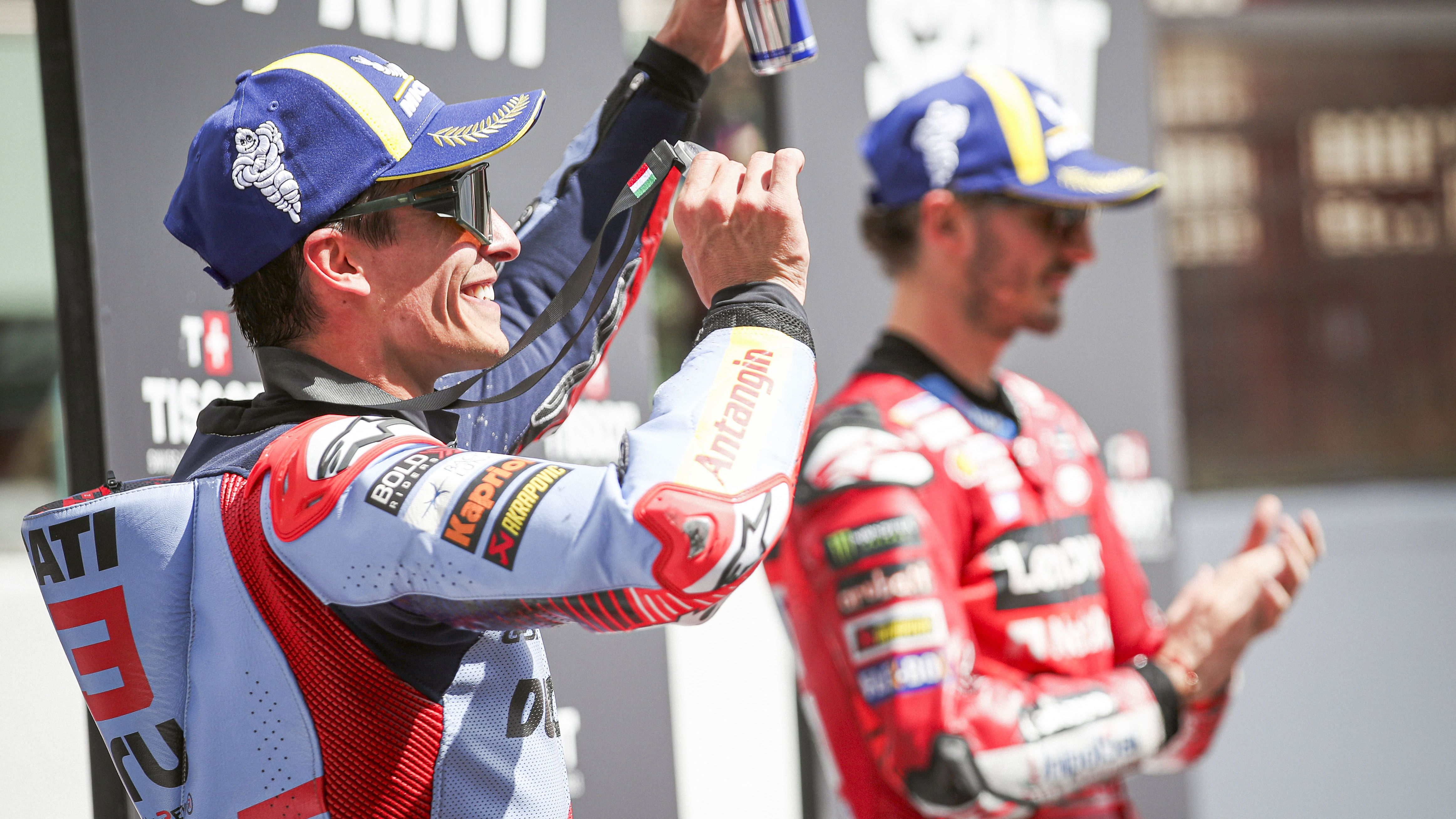 Marc Marquez and Pecco Bagnaia