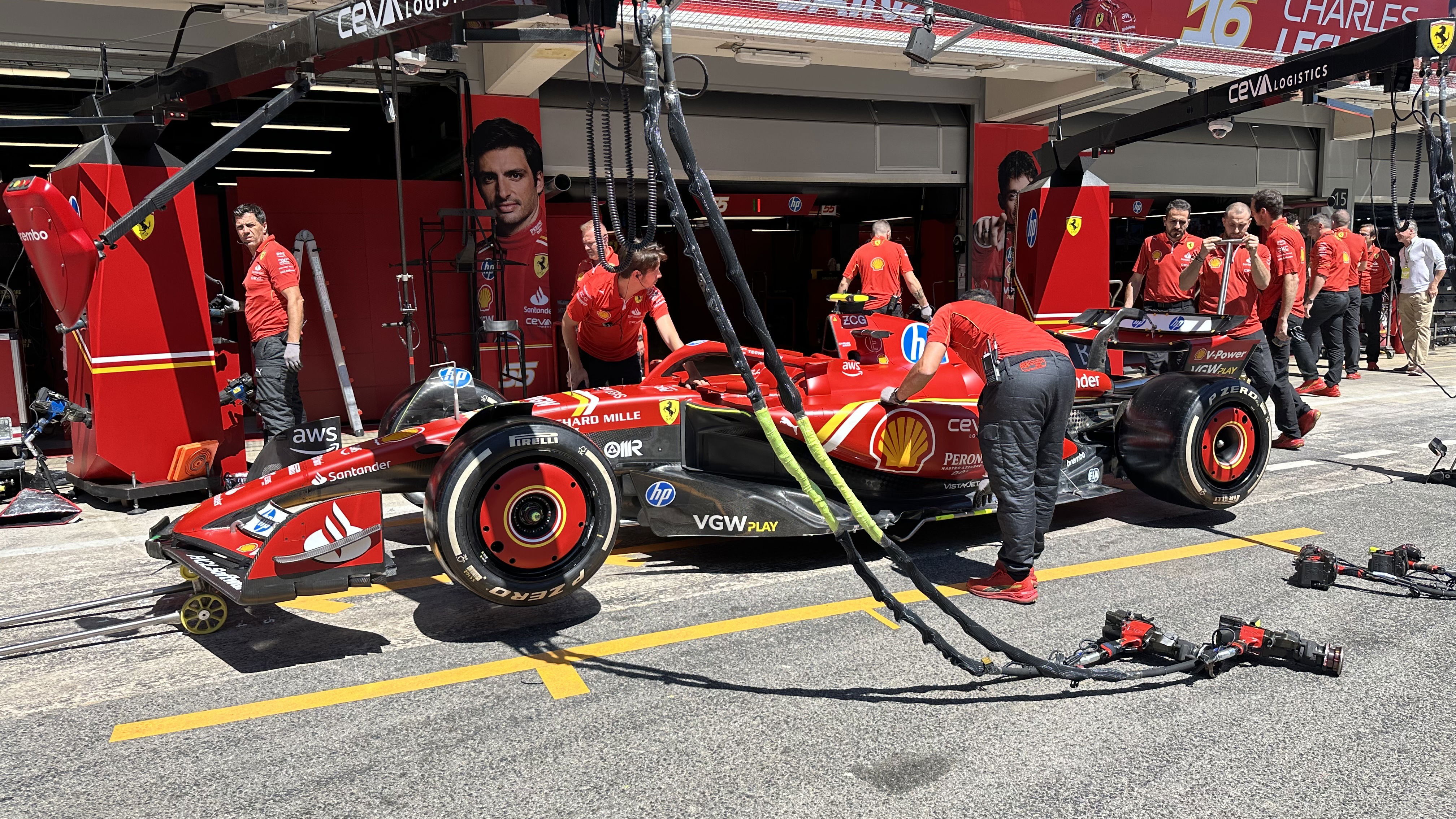 Ferrari at Spanish Grand Prix