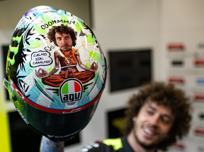 Marco Bezzecchi, 2024 Italian MotoGP 'zen' helmet