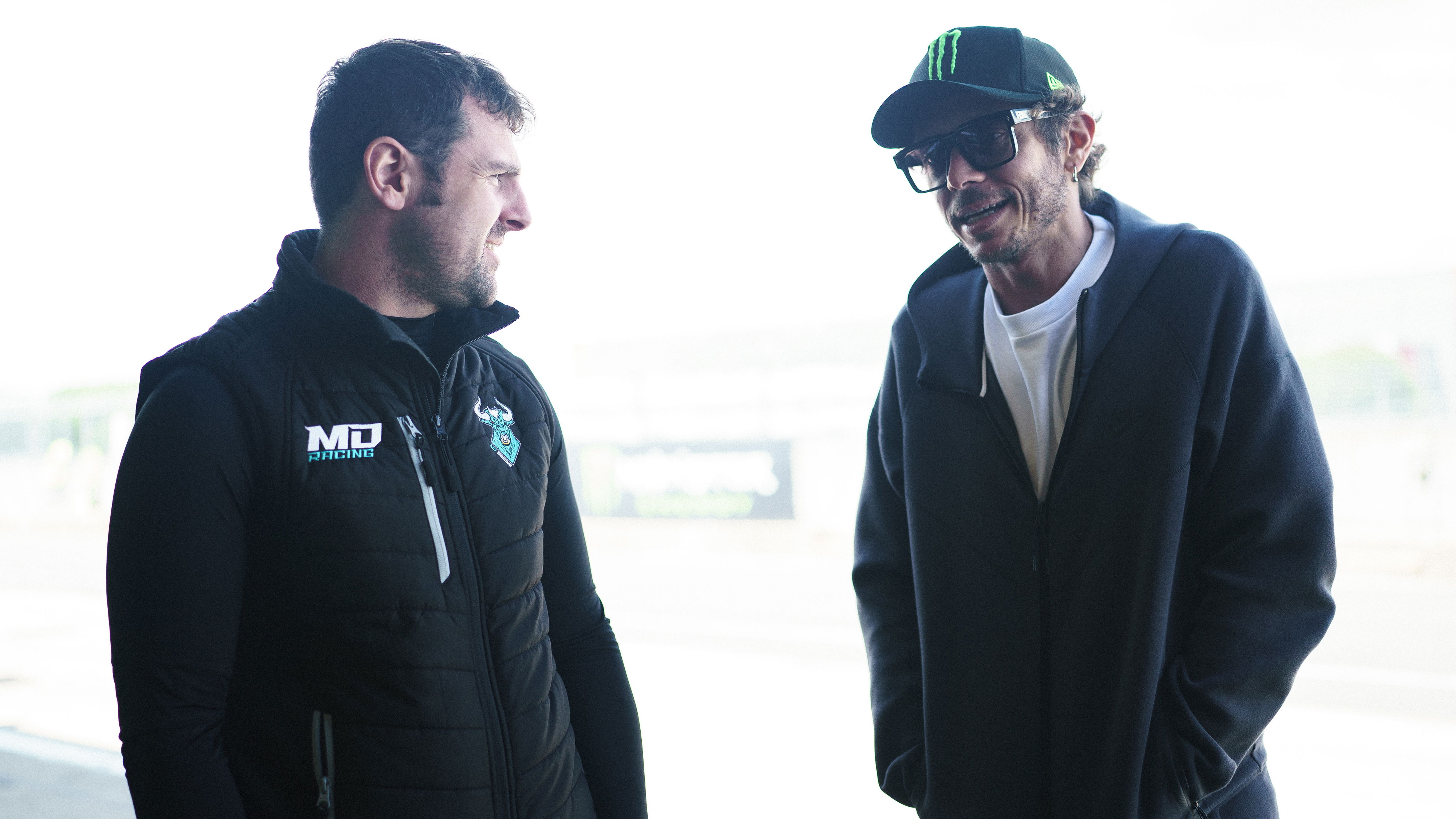 Michael Dunlop and Valentino Rossi