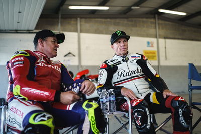 John McGuinness and Randy Mamola