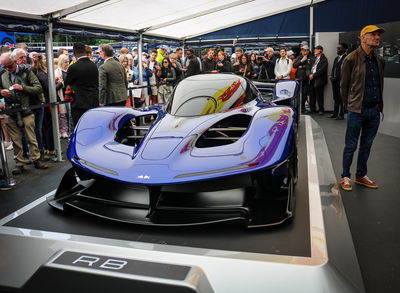 Adrian Newey with his final Red Bull car