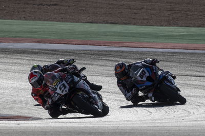 Danilo Petrrucci, Toprak Razgatlioglu, Alvaro Bautista, 2024 Portuguese WorldSBK. Credit: Gold and Goose.