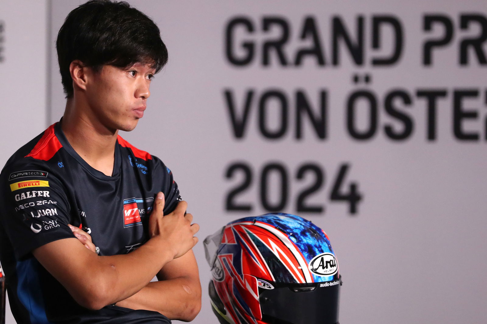 Ai Ogura, 2024 MotoGP Austrian Grand Prix, press conference. Credit: Gold and Goose.