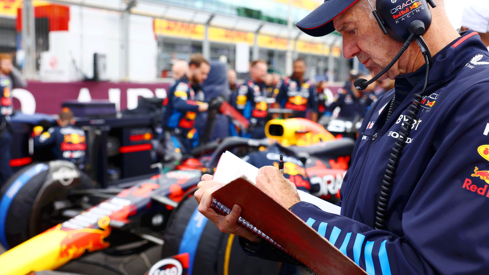 Adrian Newey at the 2024 British Grand Prix 