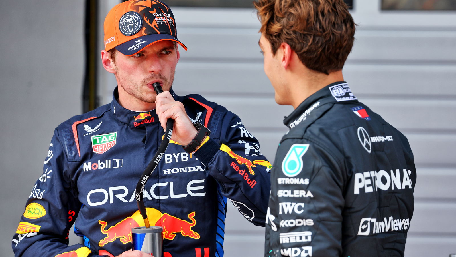 Verstappen, Russell