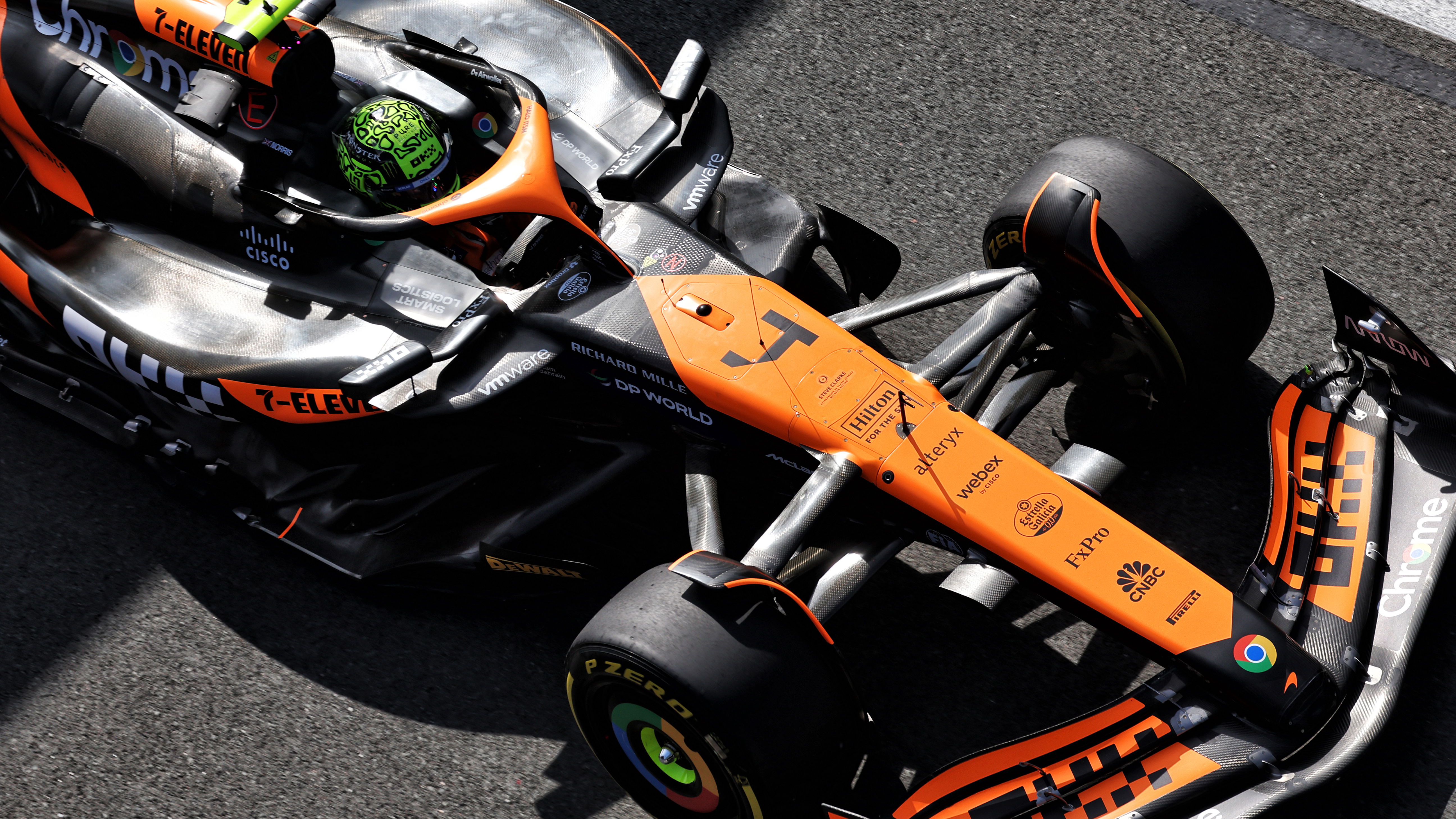 Lando Norris in action at the Dutch Grand Prix