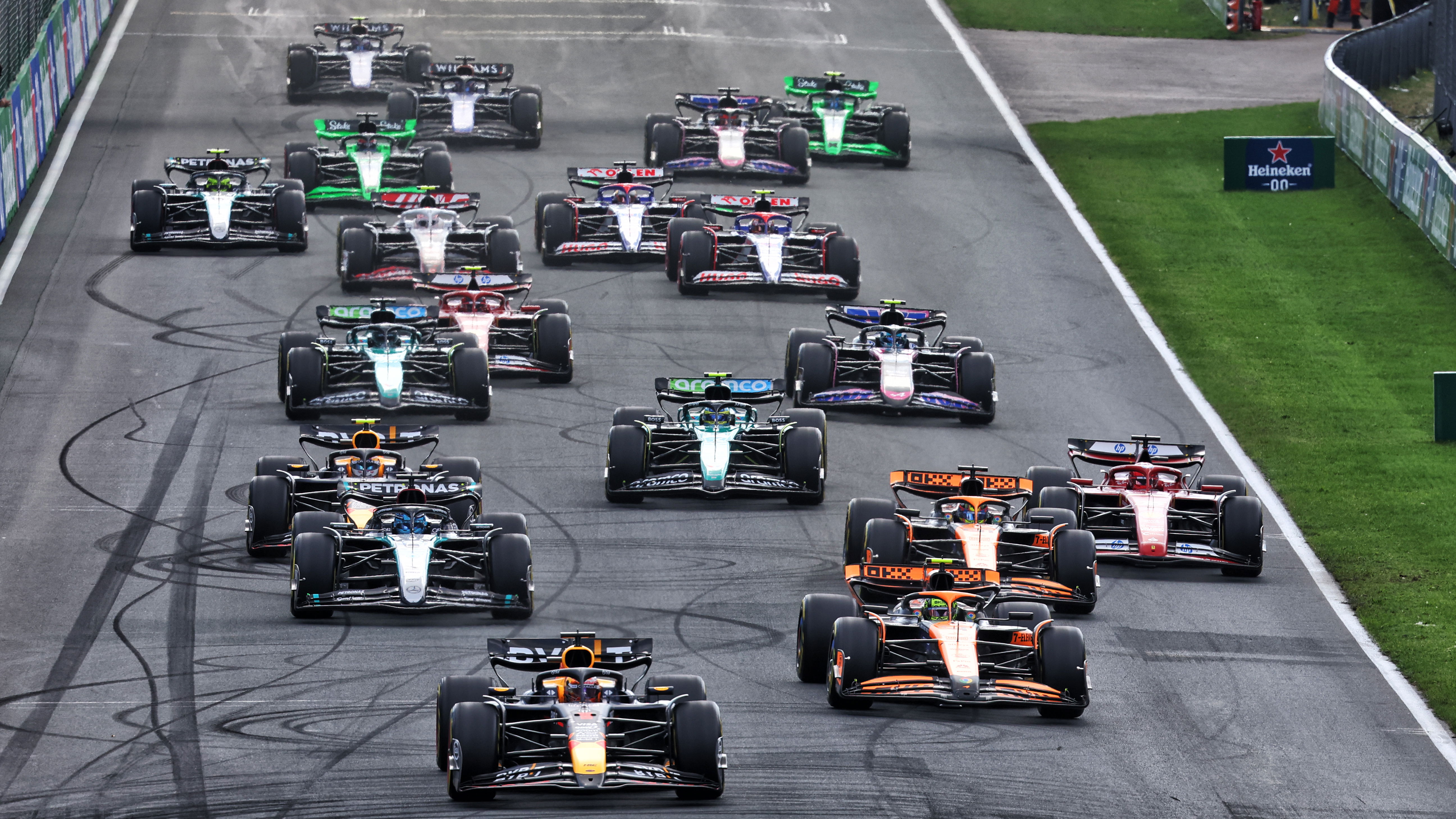 Start of the Dutch Grand Prix