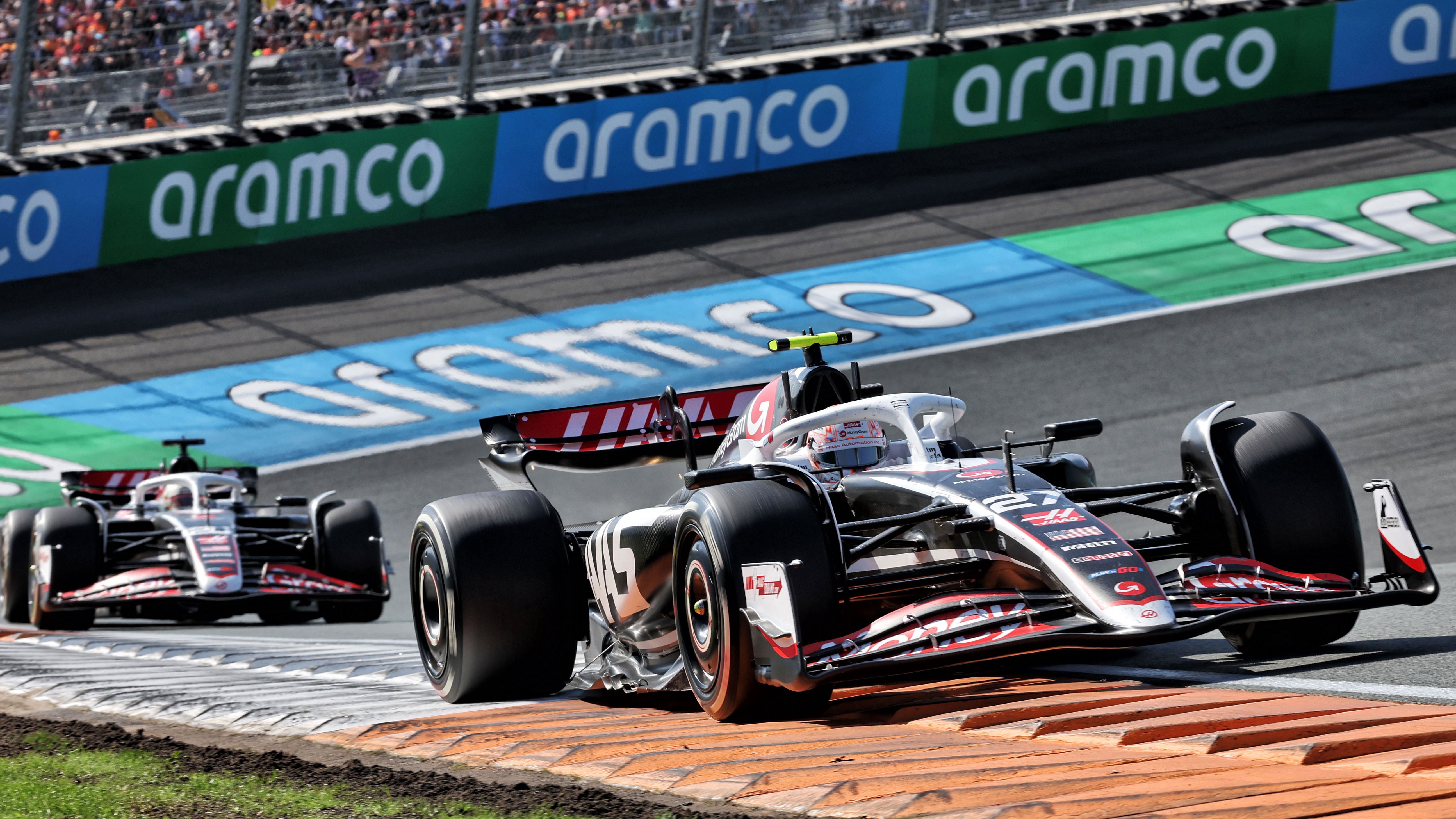 Haas' cars finished 11th and 18th in the Dutch GP 