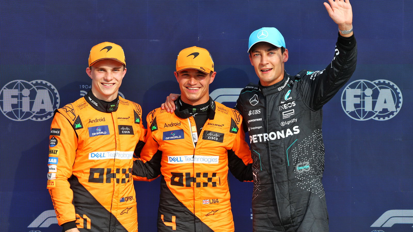 The top three for the Italian Grand Prix x