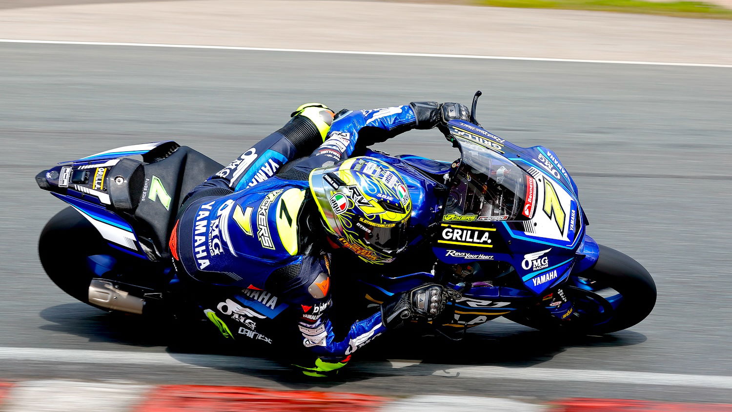 Ryan Vickers, OMG GRILLA Yamaha Racing, Yamaha R1, action [Ian Hopgood]