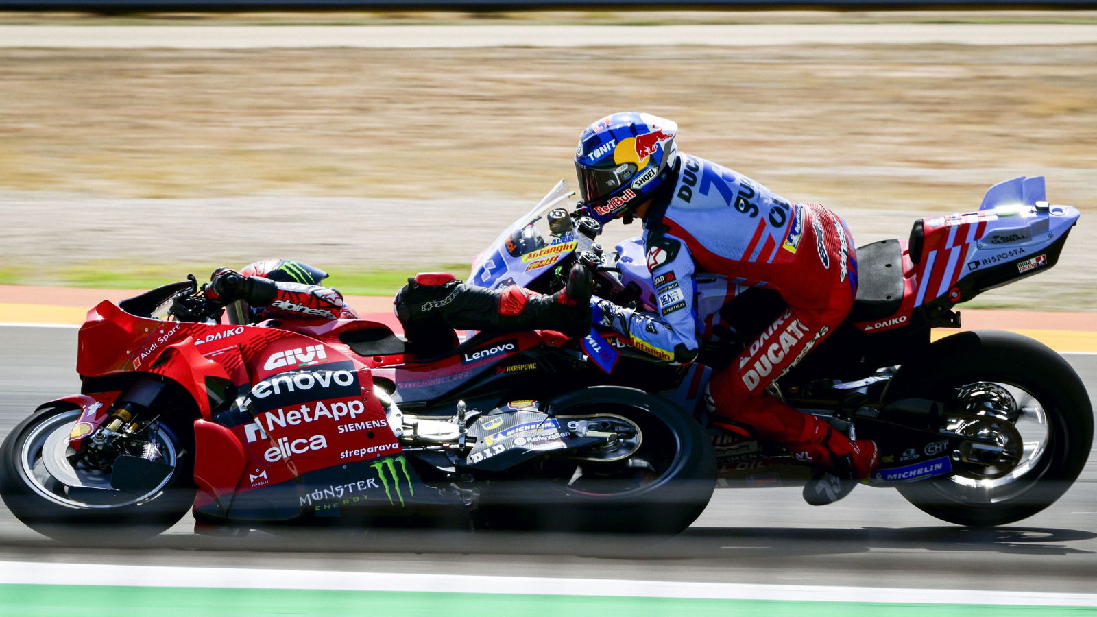Francesco Bagnaia, Alex Marquez, 2024 Aragon MotoGP