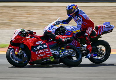 Francesco Bagnaia, Alex Marquez crash, 2024 Aragon MotoGP