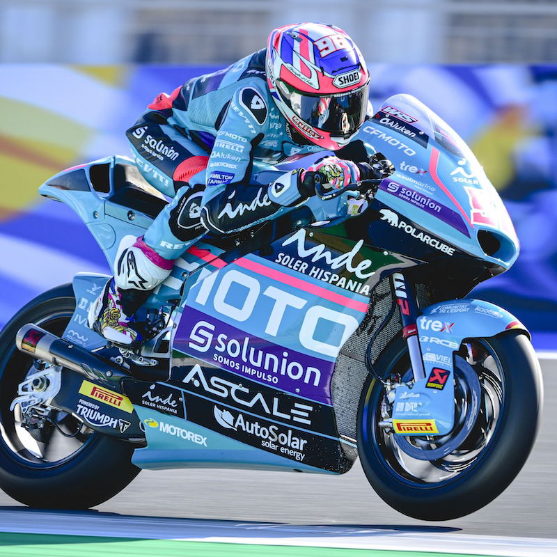 Jake Dixon, CFMoto Aspar Team, Kalex, 2024 Moto2, Misano, San Marino Moto2 [credit/ Gold & Goose]