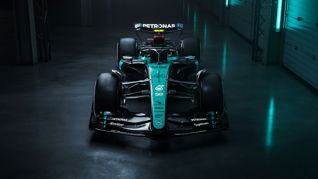 The new Mercedes livery 