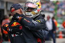 Adrian Newey and Max Verstappen