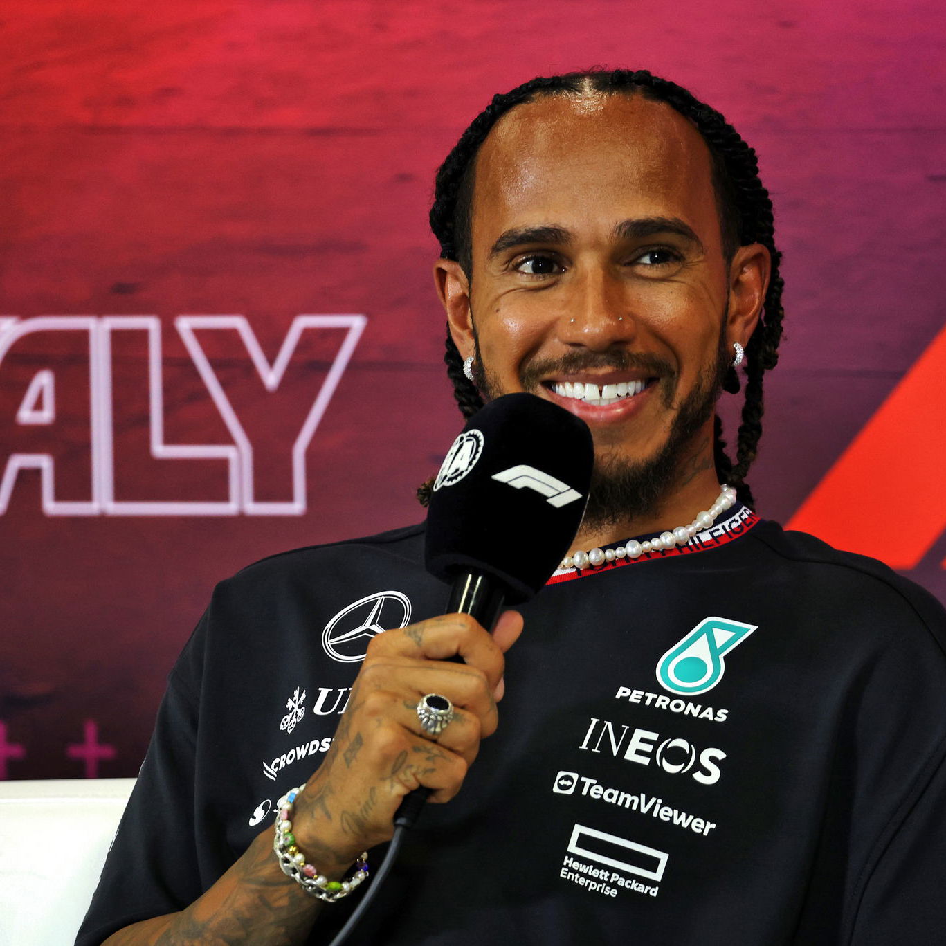 Lewis Hamilton, Mercedes F1 team, 2024 Italian GP