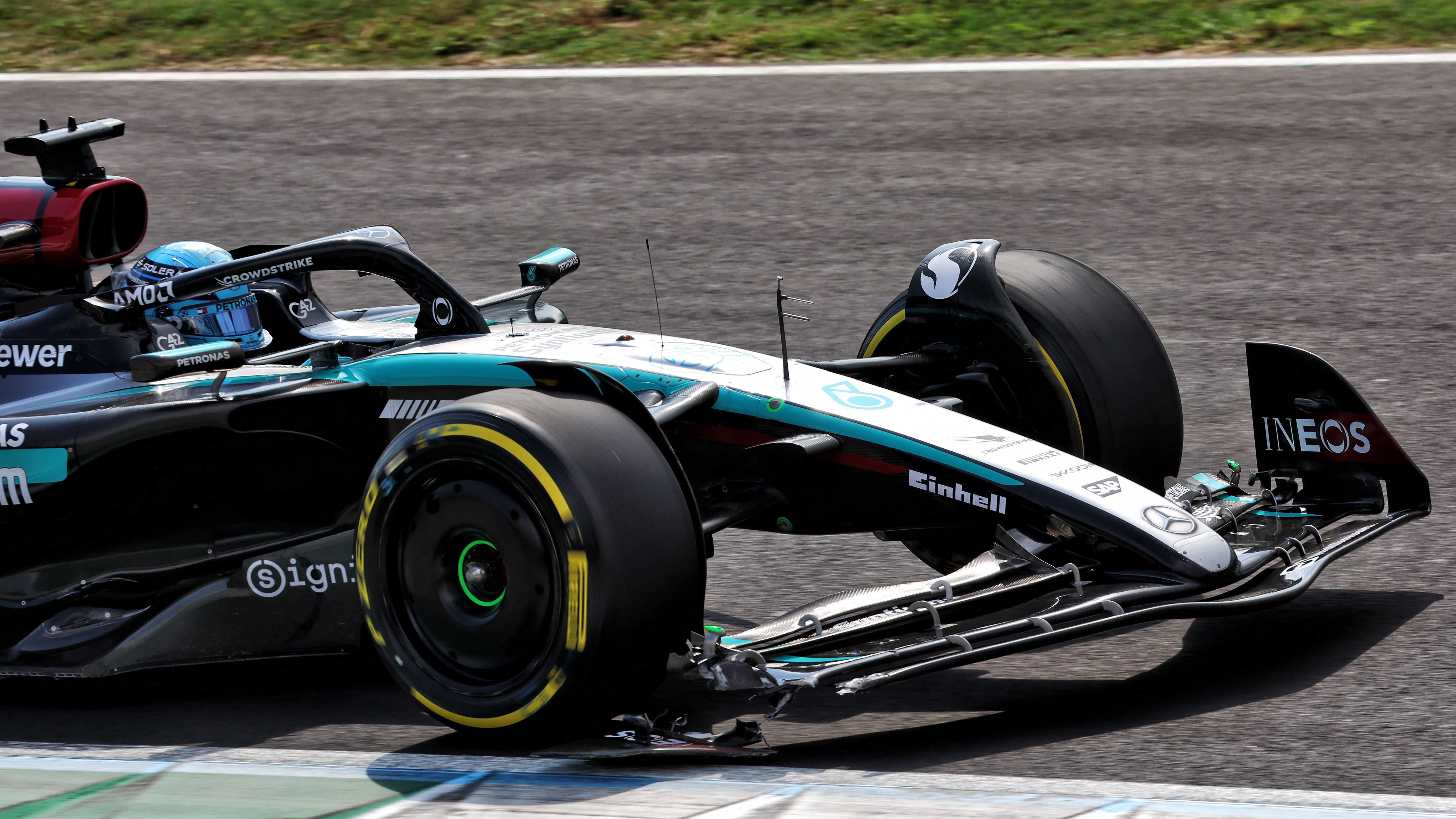 George Russell at Monza