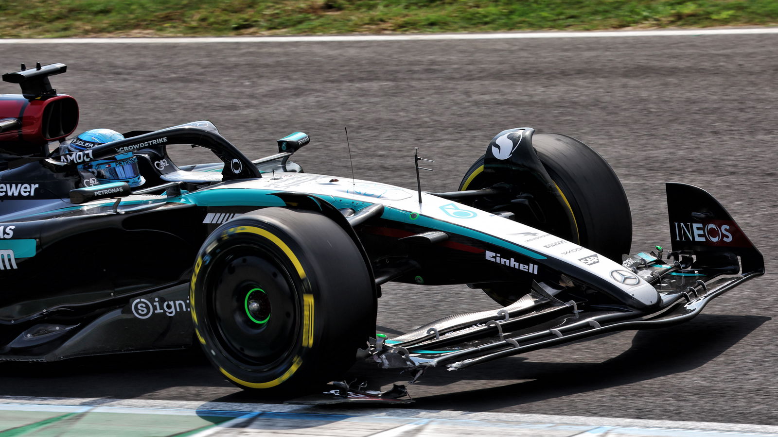 George Russell at Monza