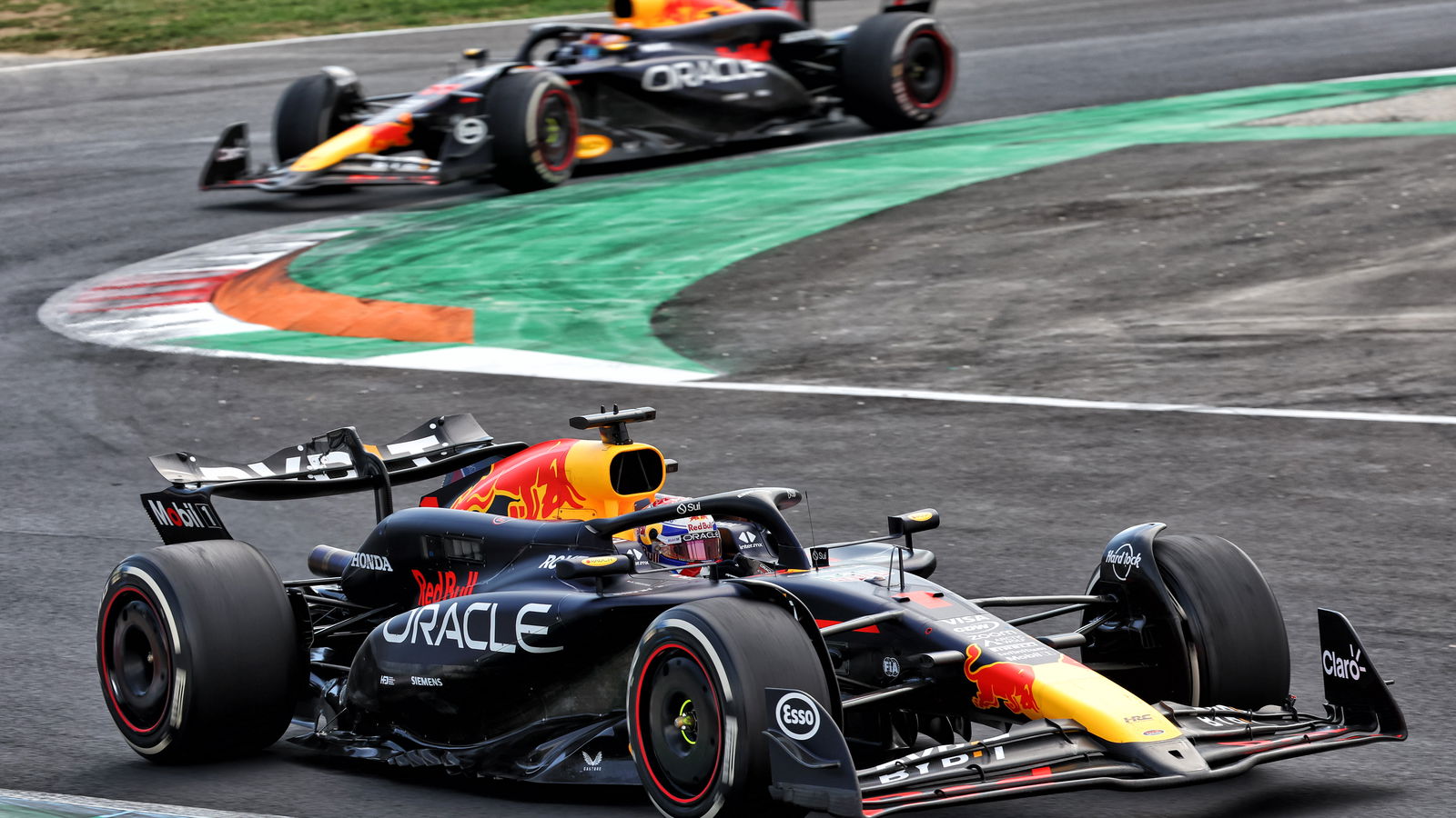 Max Verstappen and Sergio Perez