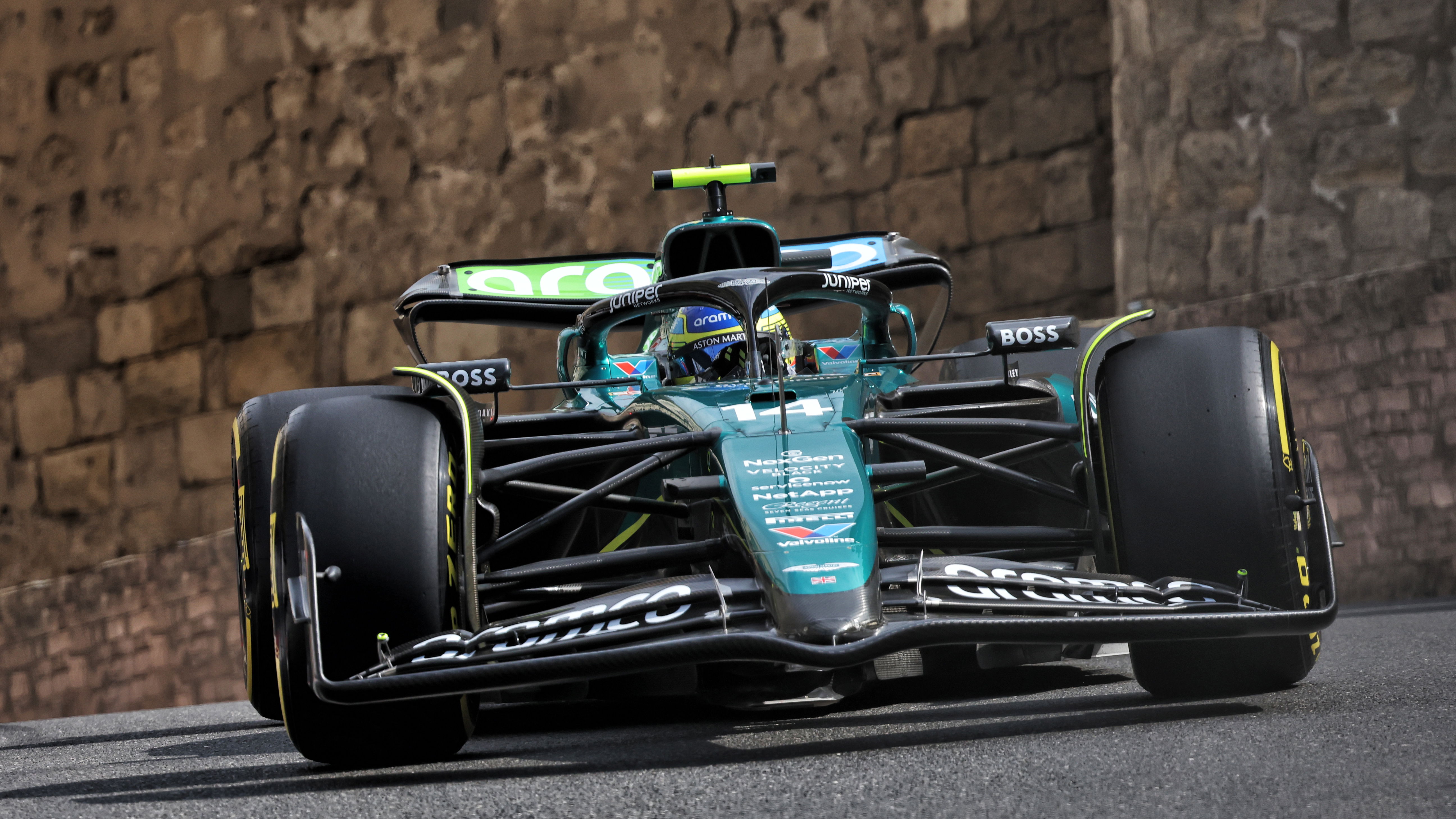 Fernando Alonso, Aston Martin F1 team, Azerbaijan GP