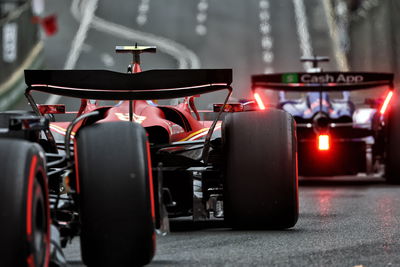 Qualifying at the Azerbaijan GP 