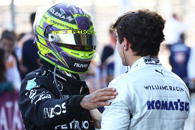 Lewis Hamilton and Franco Colapinto