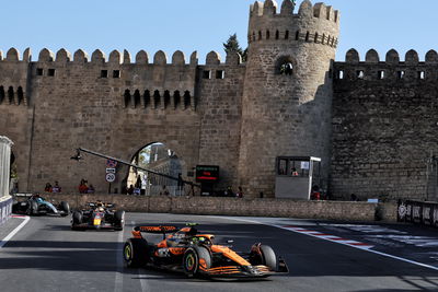 Lando Norris at the Azerbaijan Grand Prix 