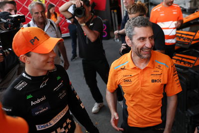 Oscar Piastri and McLaren boss Andrea Stella