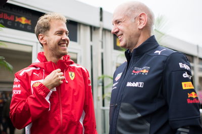 Sebastian Vettel and Adrian Newey