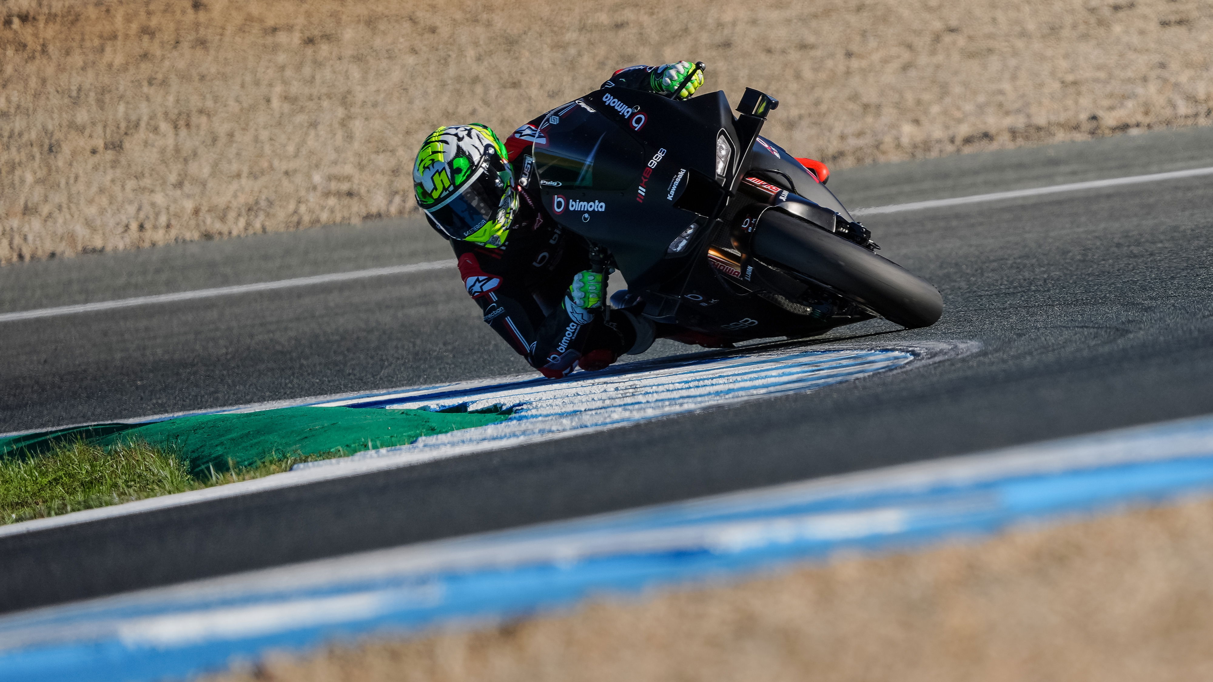 Axel Bassani, 2024 WorldSBK Jerez Test. Credit: WorldSBK.
