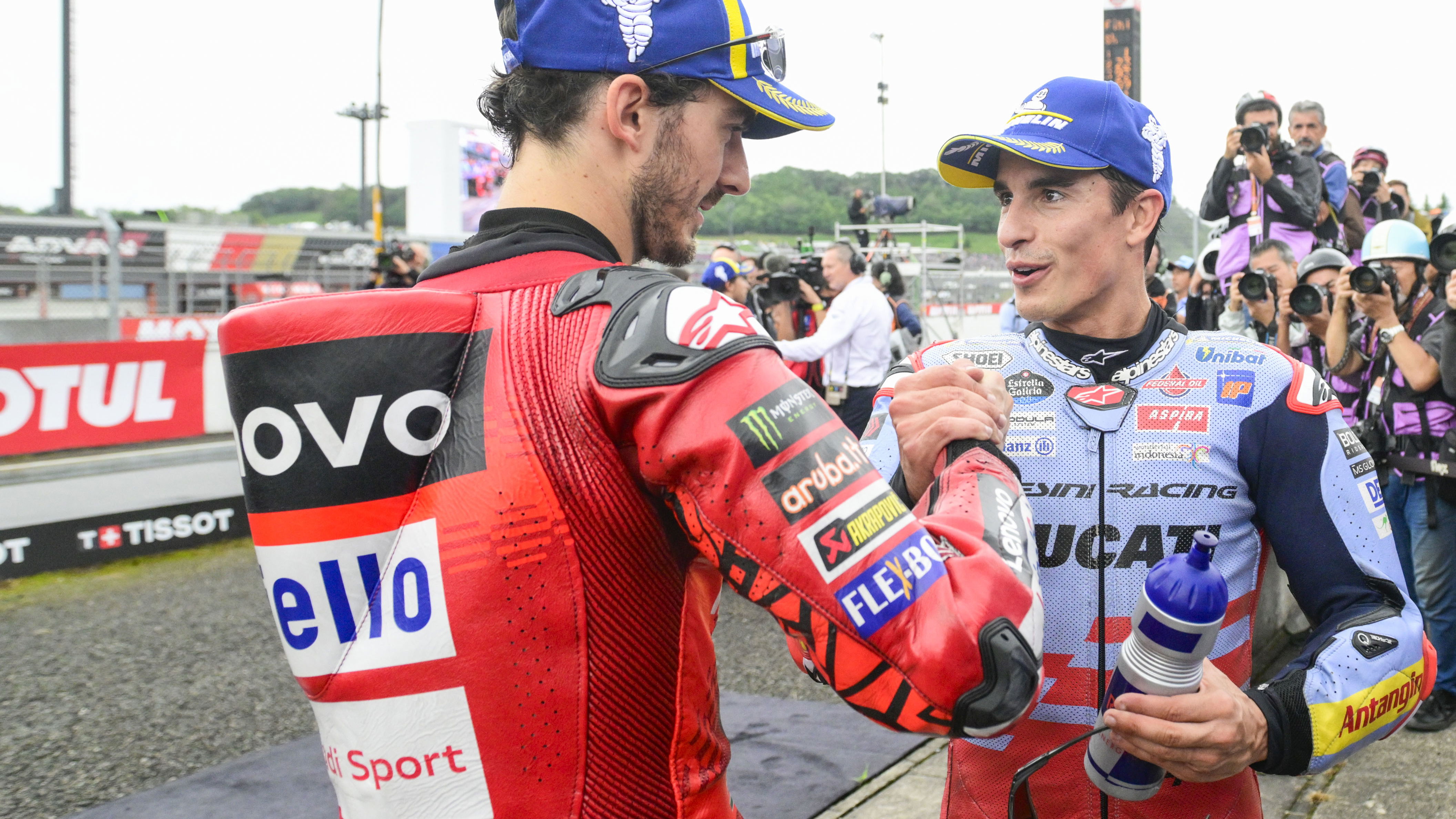 Bagnaia, Marquez