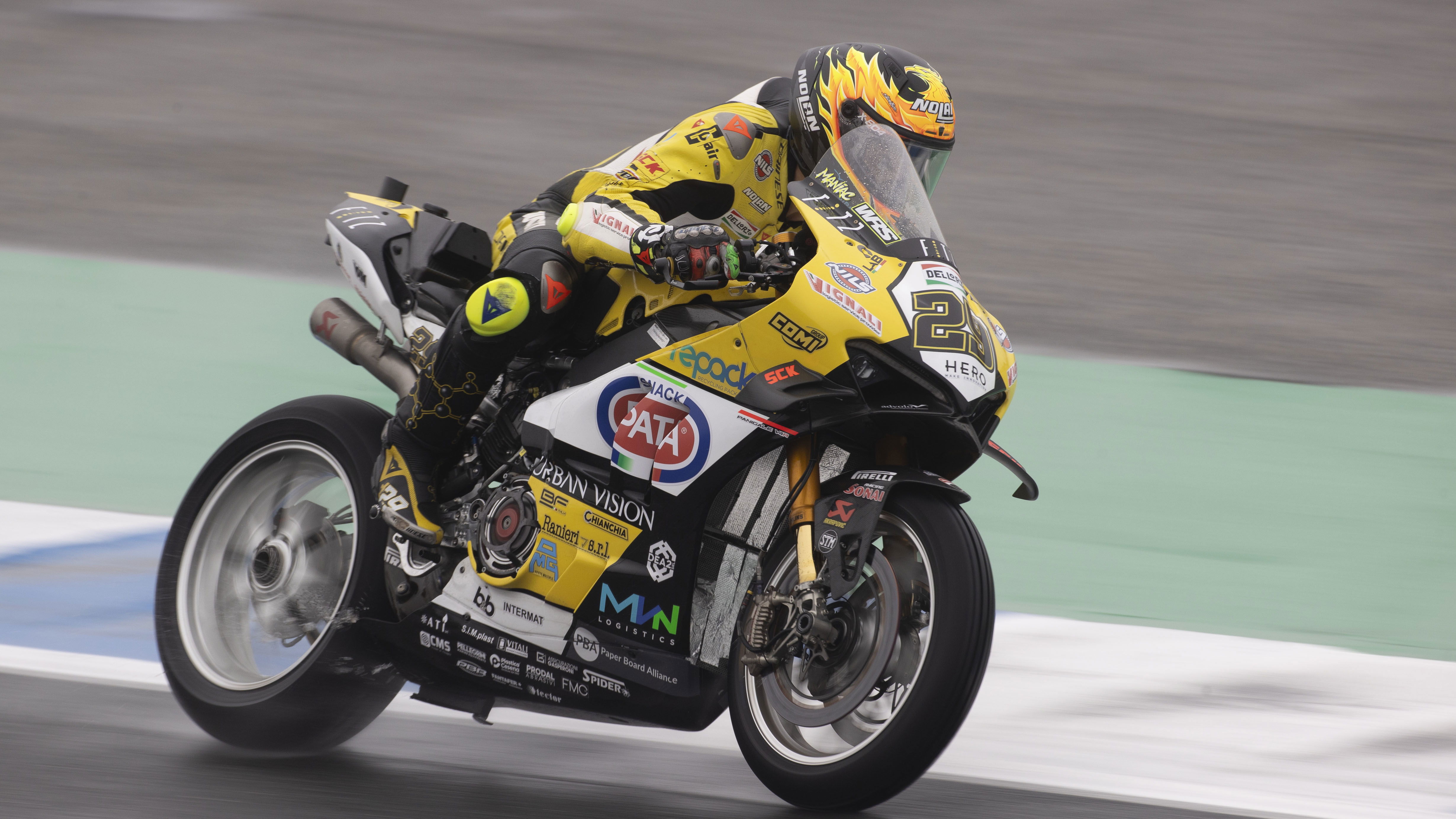 Andrea Iannone, 2024 Estoril WorldSBK. - Gold and Goose
