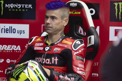 Alvaro Bautista, 2024 Estoril WorldSBK, pit box. Credit: Gold and Goose.