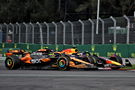 Lando Norris and Max Verstappen battle in Mexico