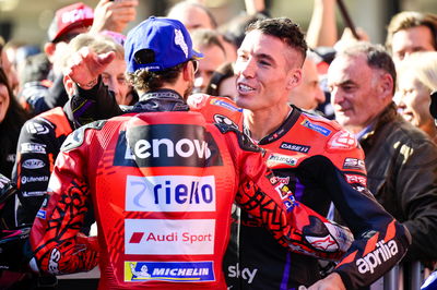 Aleix Espargaro, Francesco Bagnaia, 2024 Solidarity Barcelona MotoGP